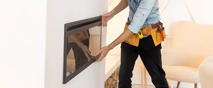 Metal Fireplace Installation in Plant City, Florida