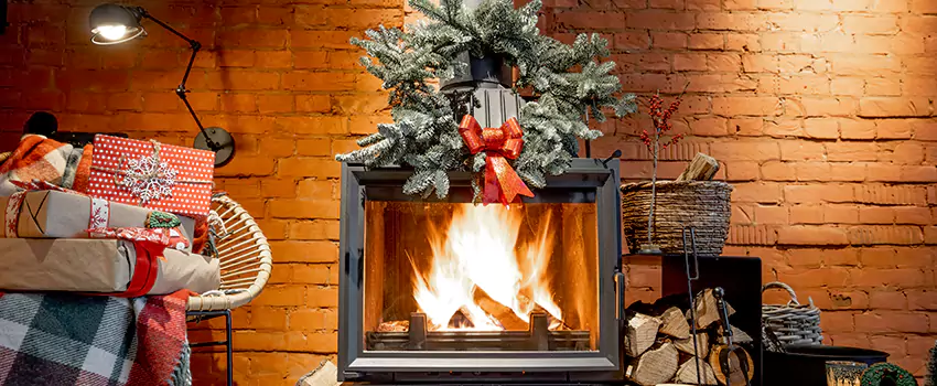 Travis Industries Linear Gas Fireplace Installation in Plant City, Florida