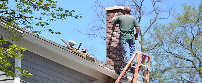 Vinyl and PVC Chimney Flashing Installation in Plant City, FL
