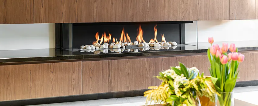 Double-height Fireplace Design Refurbishment in Plant City, Florida