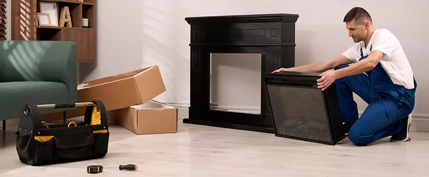 Old Rusted Metal Fireplace Repair And Replacement in Plant City, FL