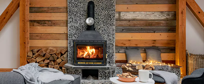 Thelin Hearth Products Direct Vent Gas Stove Fireplace Inspection in Plant City, Florida